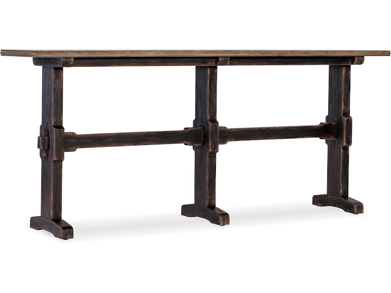 Hooker Furniture Living Room Americana Trestle Console Table