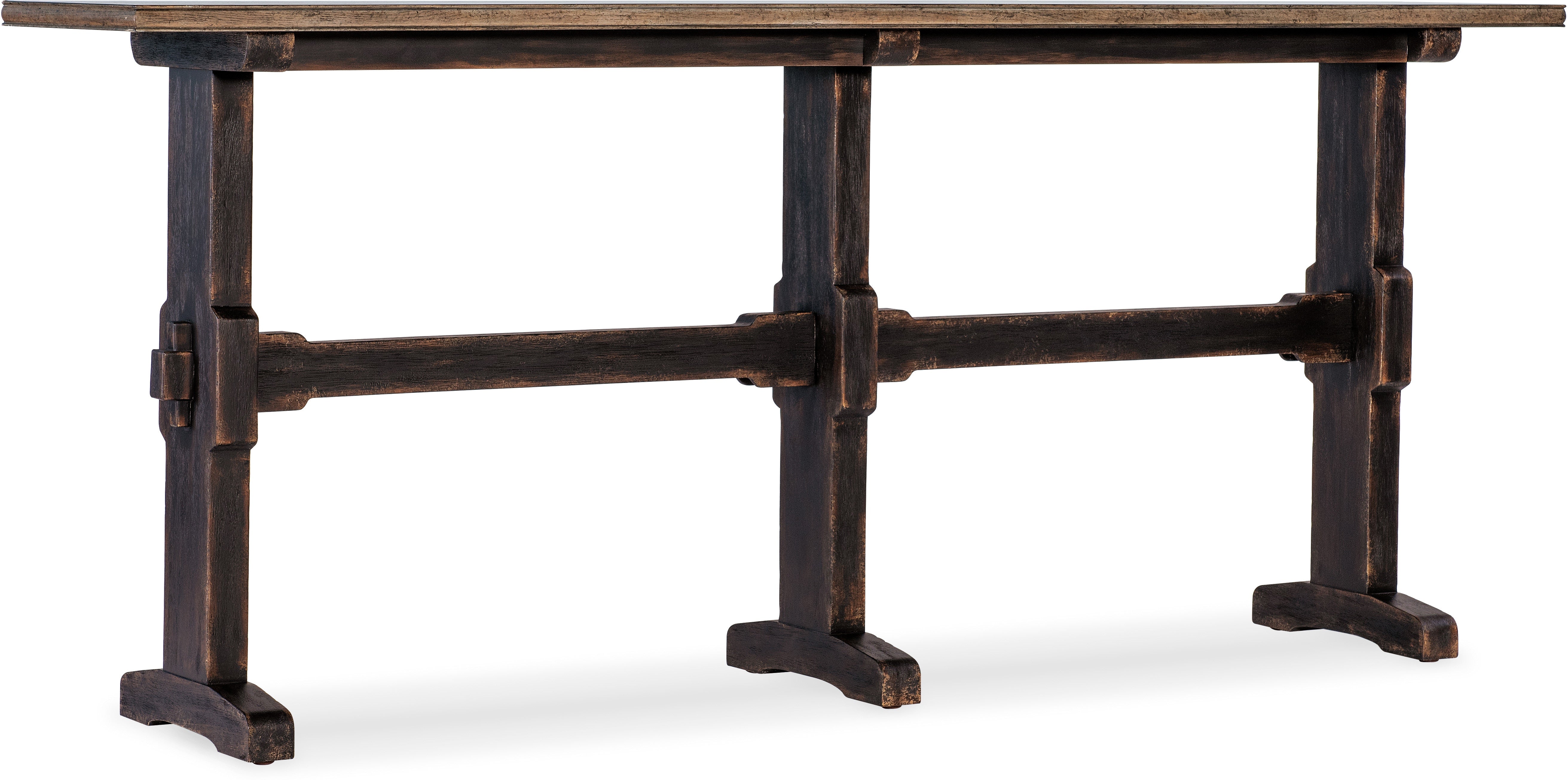 Hooker Furniture Living Room Americana Trestle Console Table