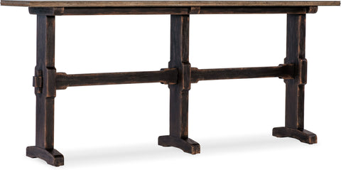 Hooker Furniture Living Room Americana Trestle Console Table