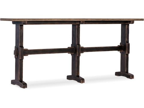 Hooker Furniture Living Room Americana Trestle Console Table