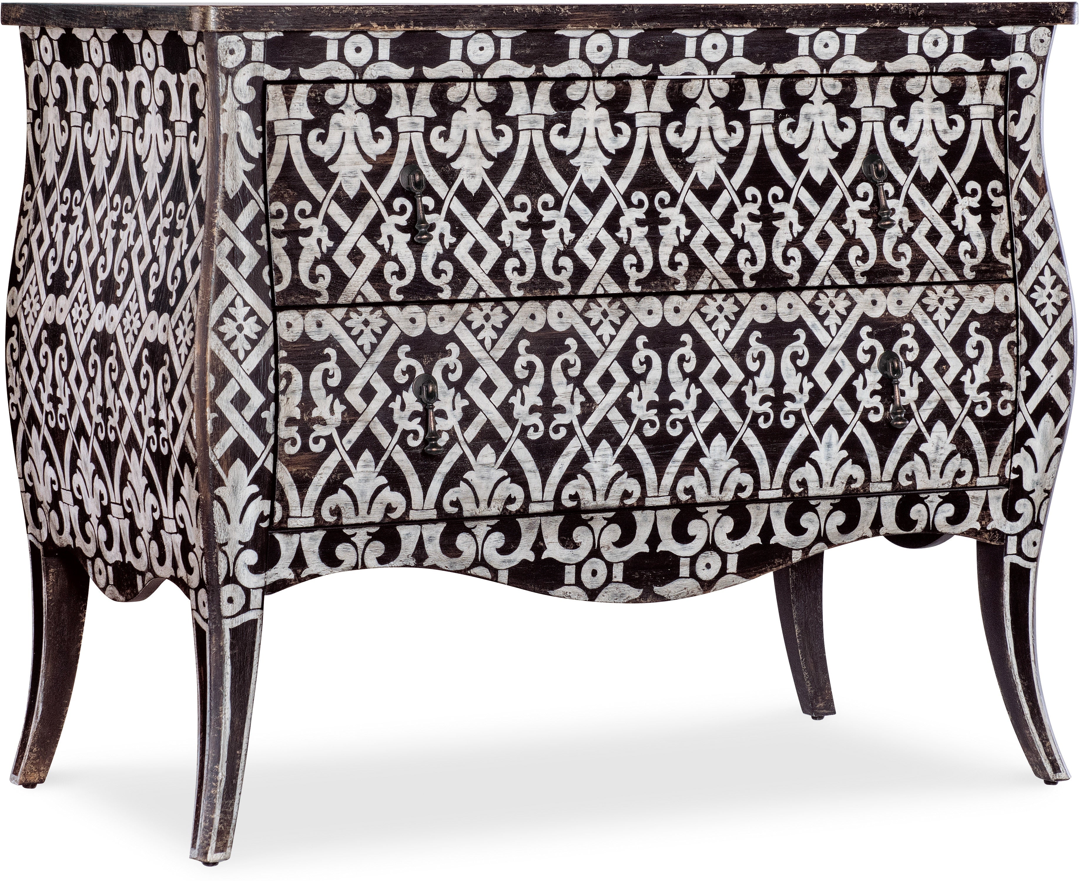 Hooker Furniture Living Room Americana Two-Drawer Bombay Accent Chest