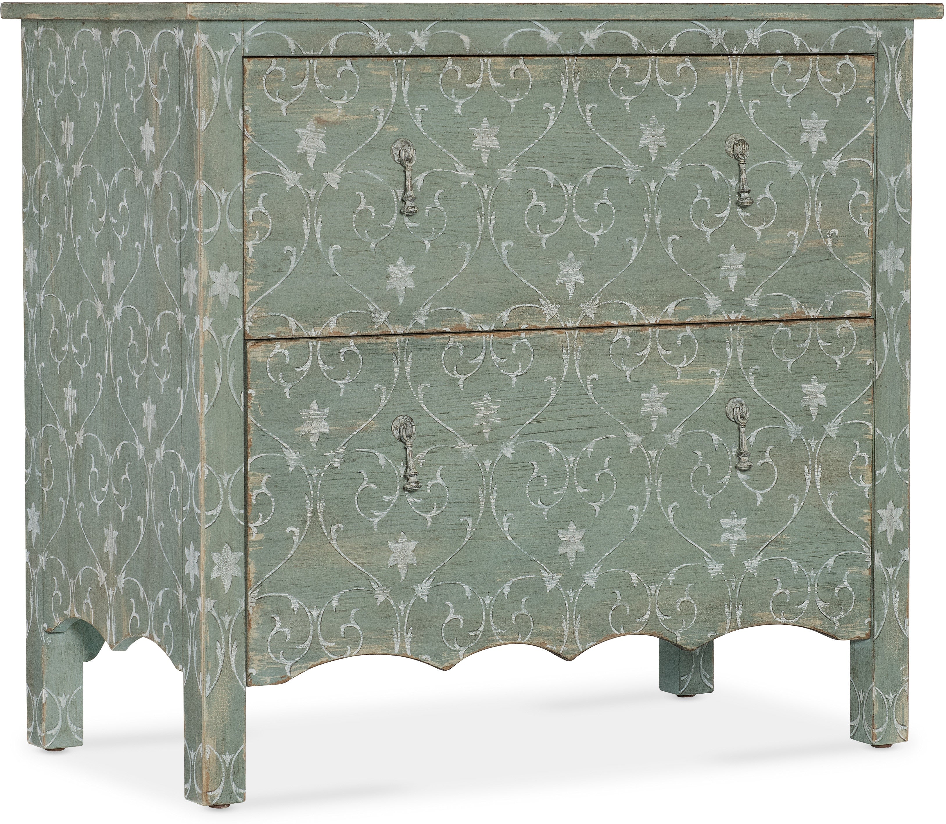 Hooker Furniture Living Room Americana Two-Drawer Accent Chest