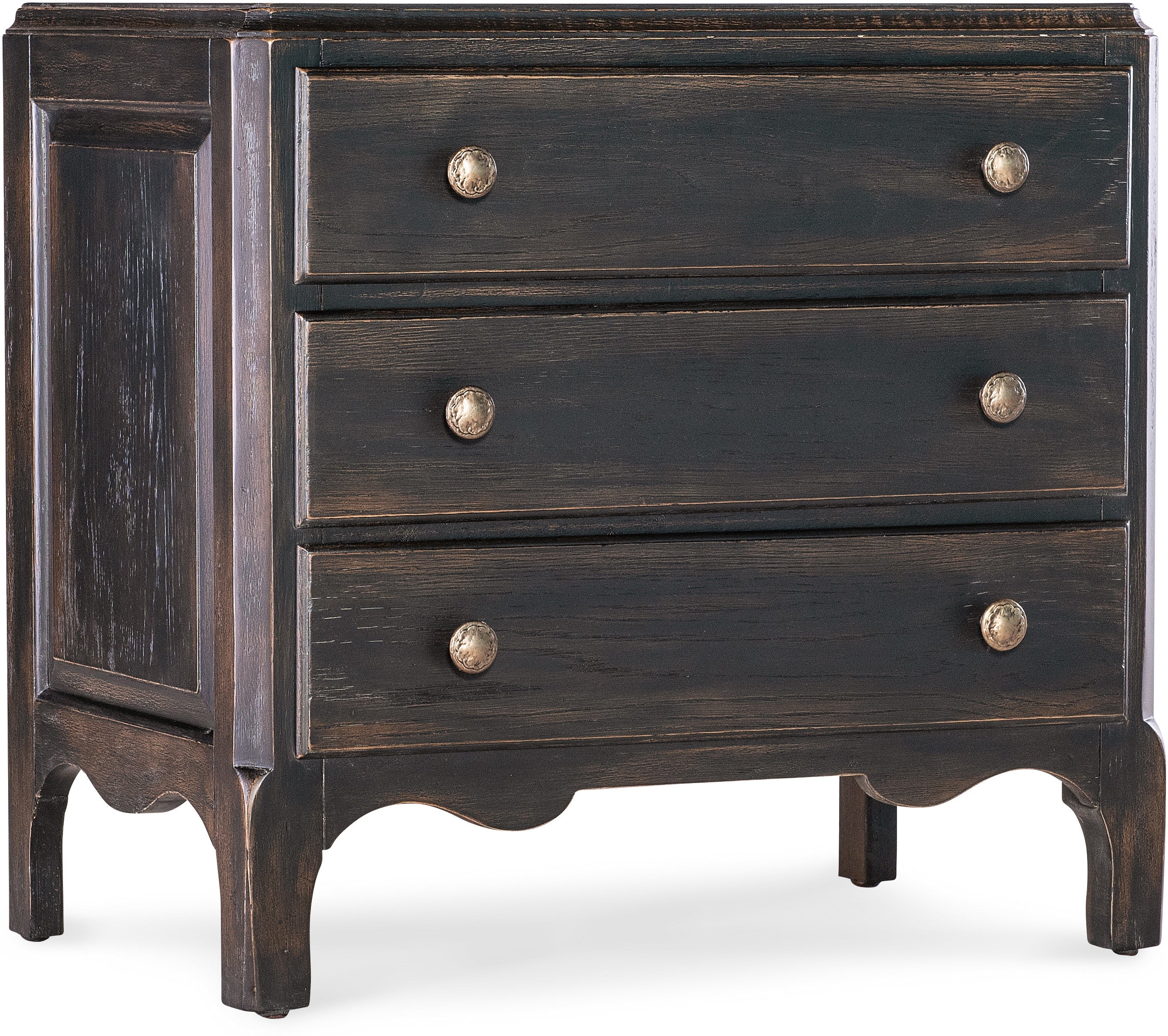 Hooker Furniture Bedroom Americana Three-Drawer Nightstand