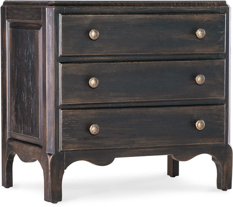 Hooker Furniture Bedroom Americana Three-Drawer Nightstand