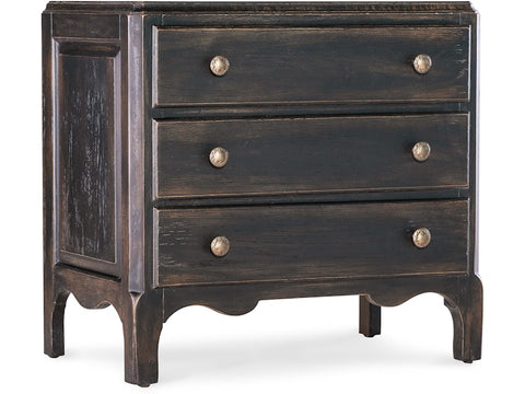 Hooker Furniture Bedroom Americana Three-Drawer Nightstand