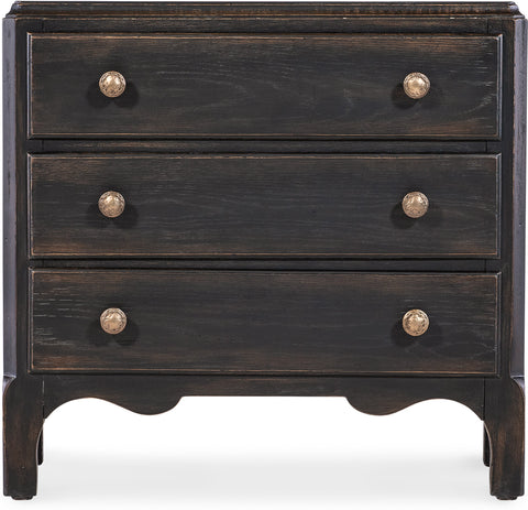 Hooker Furniture Bedroom Americana Three-Drawer Nightstand