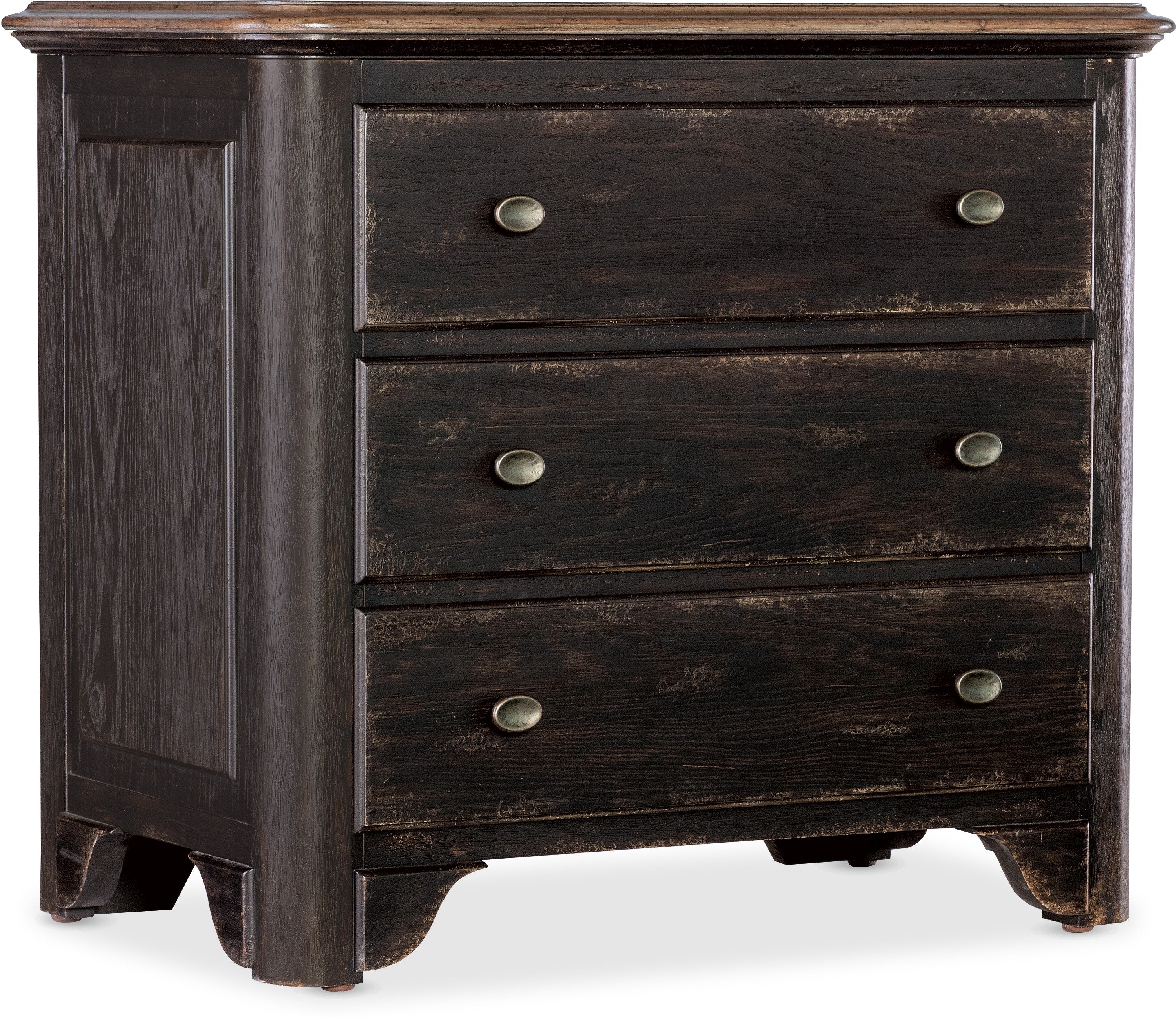 Hooker Furniture Bedroom Americana Three-Drawer Nightstand