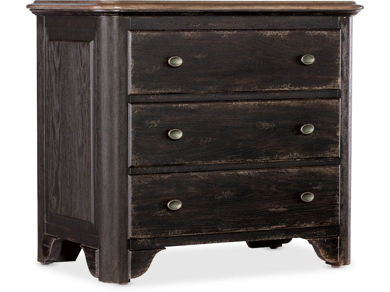 Hooker Furniture Bedroom Americana Three-Drawer Nightstand
