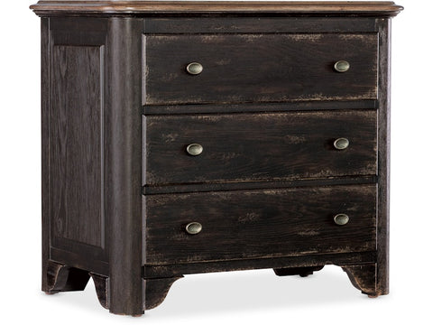 Hooker Furniture Bedroom Americana Three-Drawer Nightstand