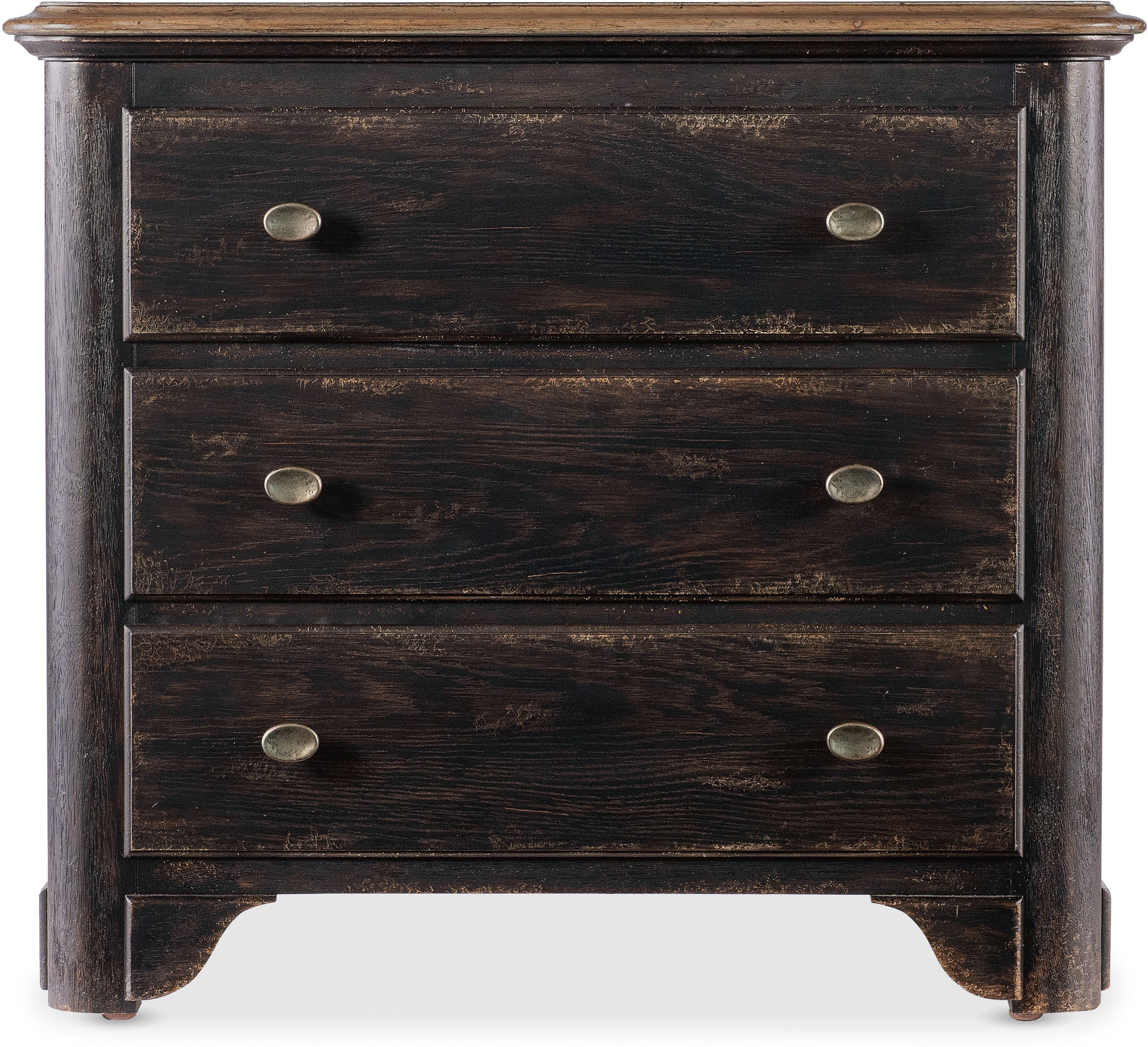 Hooker Furniture Bedroom Americana Three-Drawer Nightstand