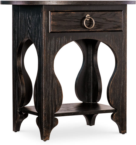 Hooker Furniture Bedroom Americana One-Drawer Oval Nightstand