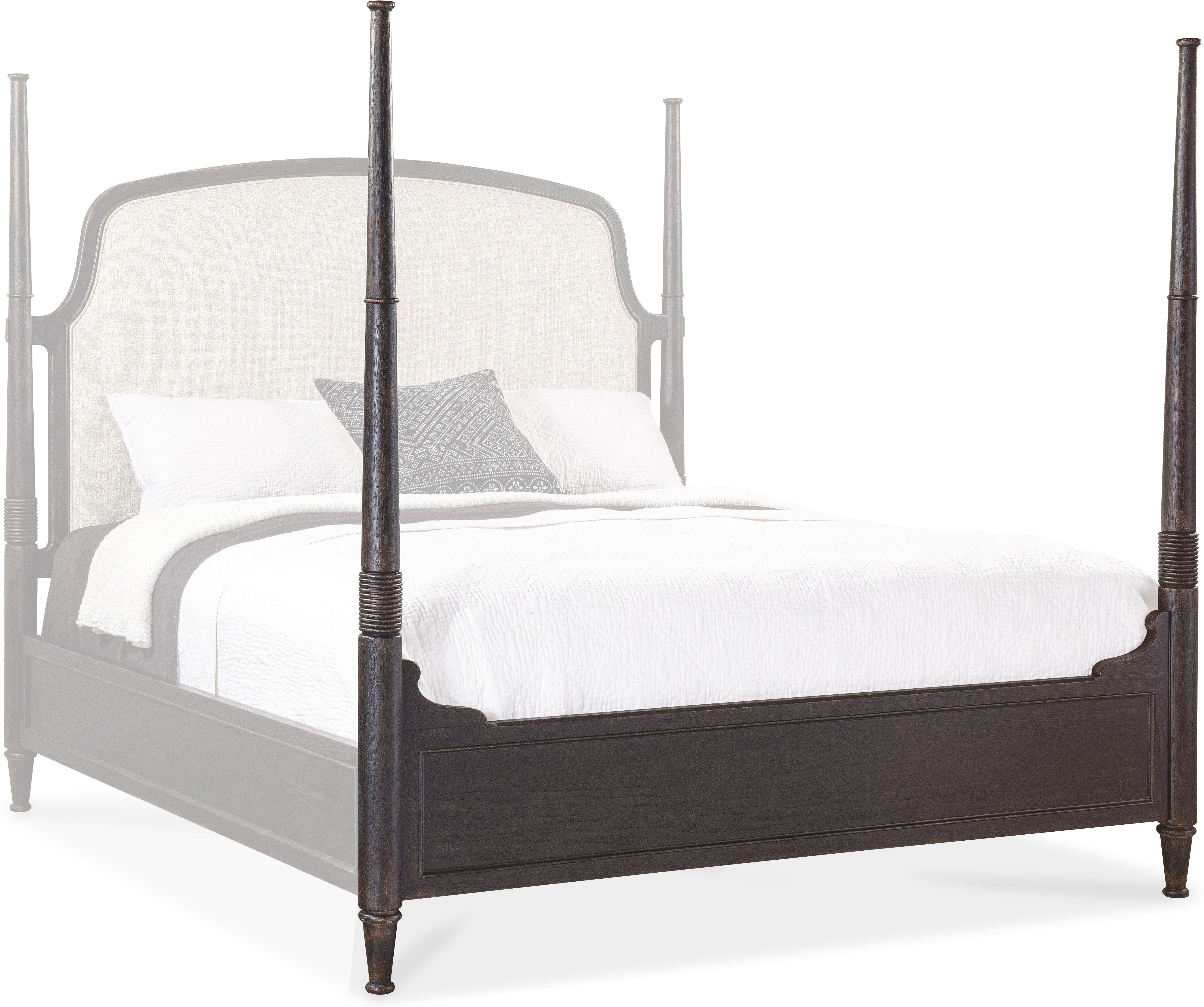 Hooker Furniture Bedroom Americana Queen Upholstered Poster Bed