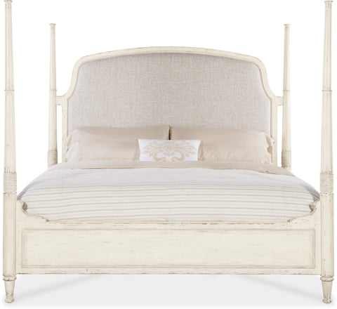 Hooker Furniture Bedroom Americana King Upholstered Poster Bed