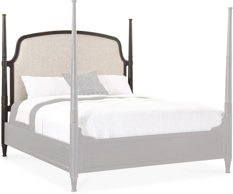 Hooker Furniture Bedroom Americana King Upholstered Poster Bed