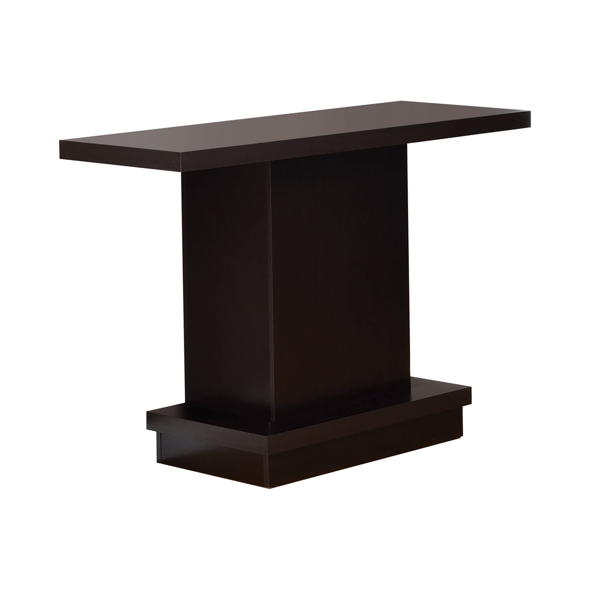 Coaster Reston Pedestal Sofa Table Cappuccino Model 705169
