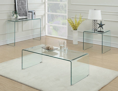 Coaster Ripley Square End Table Clear Model 705327