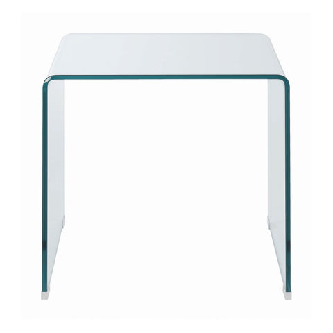 Coaster Ripley Square End Table Clear Model 705327
