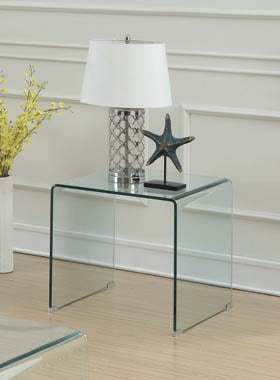 Coaster Ripley Square End Table Clear Model 705327