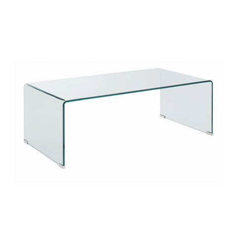 Coaster Ripley Rectangular Coffee Table Clear Model 705328