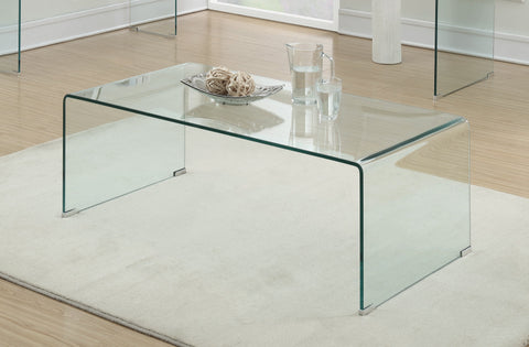 Coaster Ripley Rectangular Coffee Table Clear Model 705328