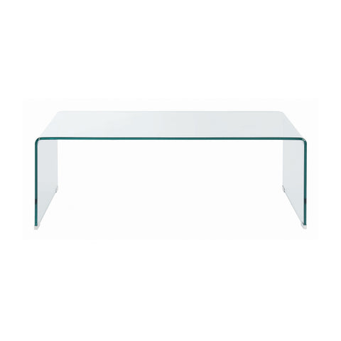 Coaster Ripley Rectangular Coffee Table Clear Model 705328