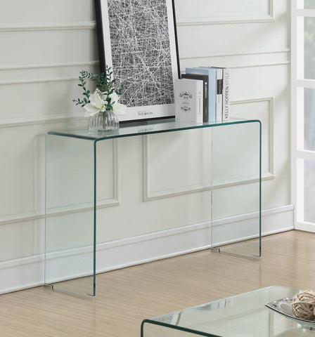 Coaster Ripley Rectangular Sofa Table Clear Model 705329