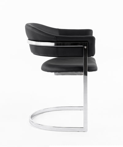 Modrest Allie Contemporary Black Leatherette Dining Chair By VIG Furniture