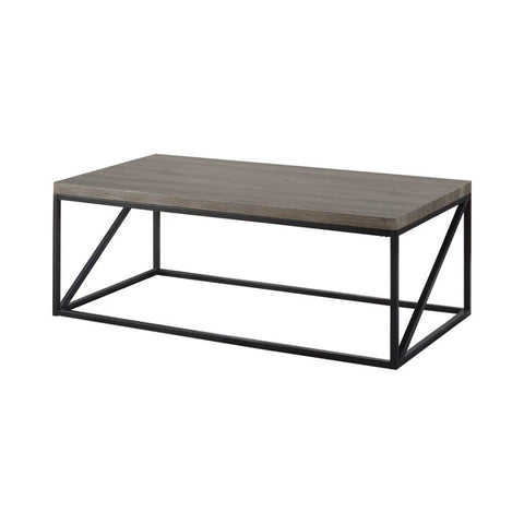 Coaster Birdie Rectangular Coffee Table Sonoma Grey Model 705618