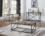Coaster Birdie Rectangular Coffee Table Sonoma Grey Model 705618