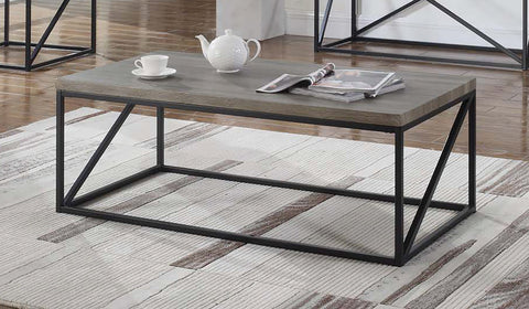 Coaster Birdie Rectangular Coffee Table Sonoma Grey Model 705618