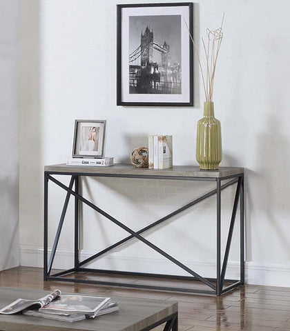 Coaster Birdie Rectangular Sofa Table Sonoma Grey Model 705619