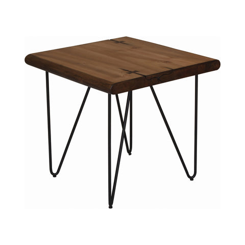Coaster Square End Table Natural Honey Model 707757