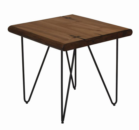 Coaster Square End Table Natural Honey Model 707757