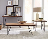 Coaster Square End Table Natural Honey Model 707757