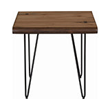 Coaster Square End Table Natural Honey Model 707757