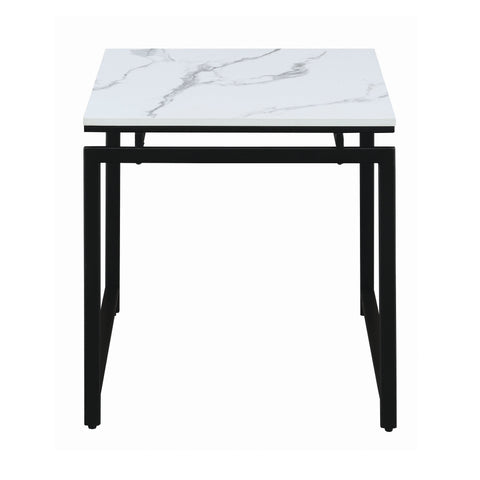 Coaster Clark 3-piece Occasional Set White and Dark Gunmetal Model 708153