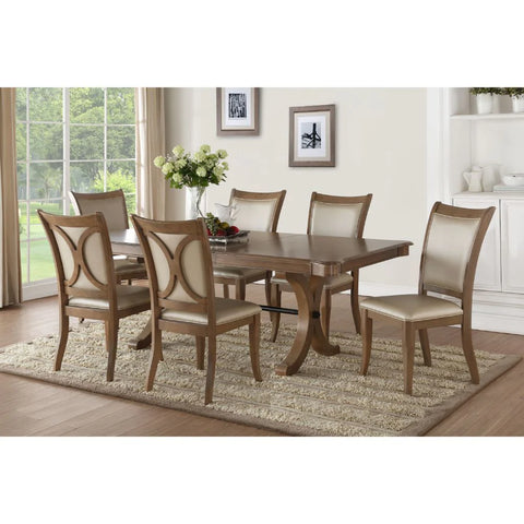 Harald Gray Oak Dining Table Model 71765 By ACME Furniture