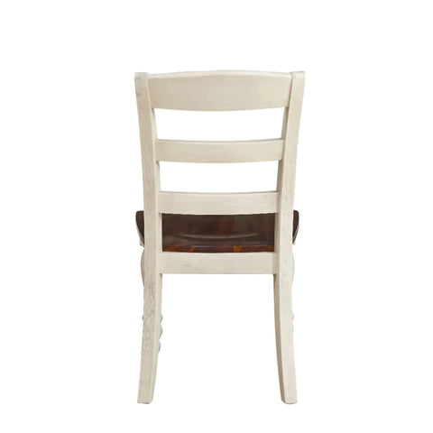 Britta Walnut & White Washed Side Chair Model 71772 By ACME Furniture