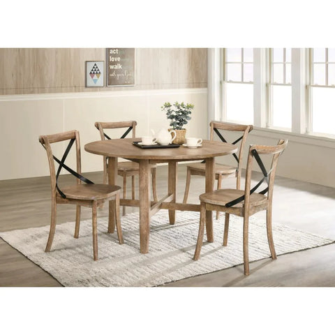 Kendric Rustic Oak Dining Table Model 71775 By ACME Furniture