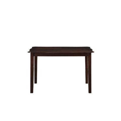 Ingeborg Black PU & Espresso Dining Table Model 71835 By ACME Furniture