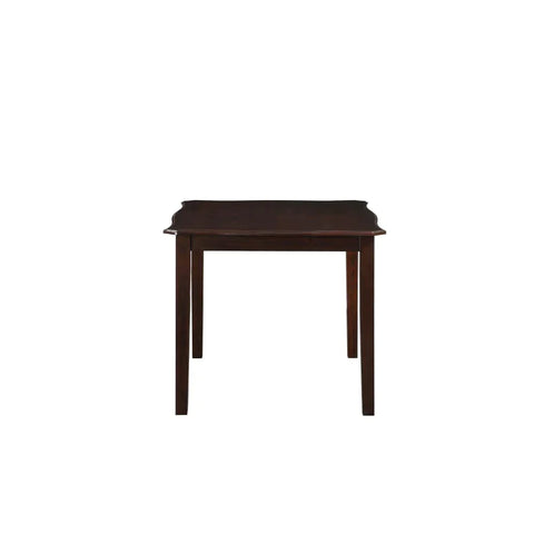 Ingeborg Black PU & Espresso Dining Table Model 71835 By ACME Furniture