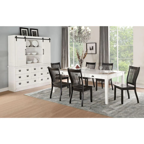 Renske Antique White Dining Table Model 71850 By ACME Furniture