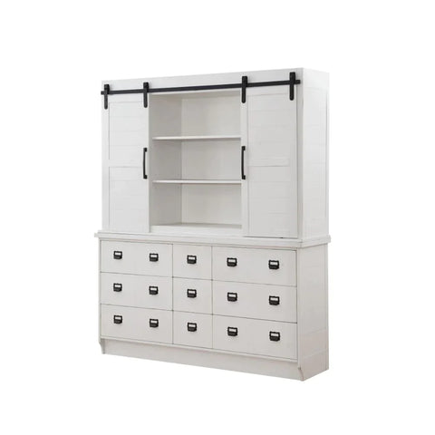 Renske Antique White Hutch & Buffet Model 71853 By ACME Furniture