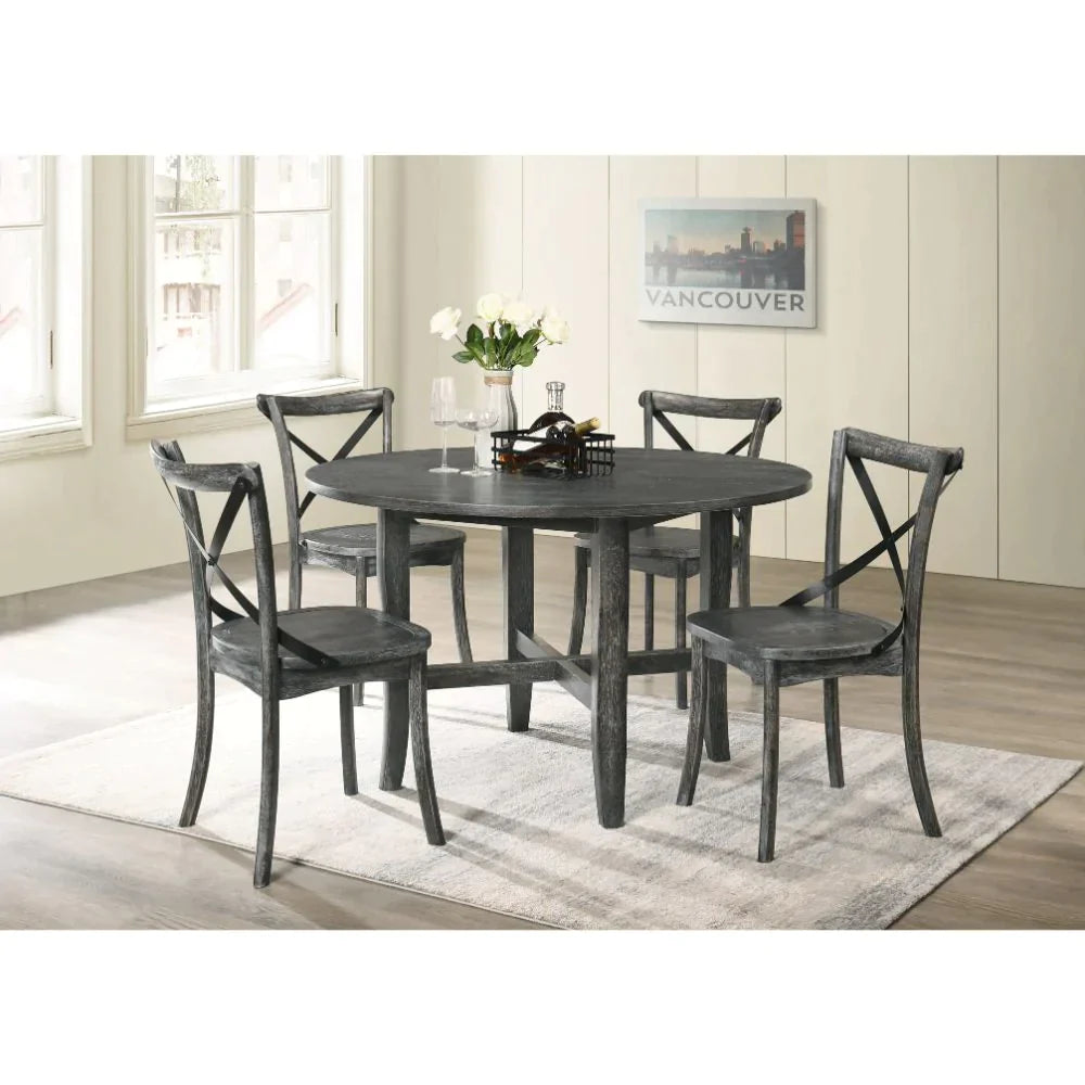 Kendric Rustic Gray Dining Table Model 71895 By ACME Furniture