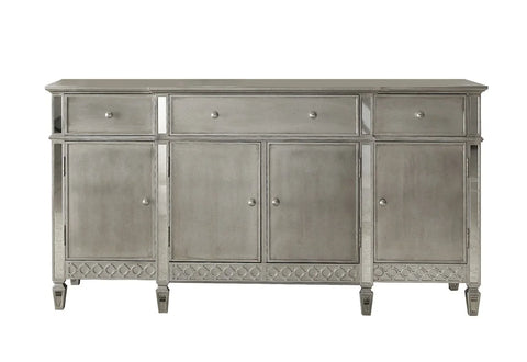 Kacela Mirrored & Antique Silver Finish Server Model 72158 By ACME Furniture