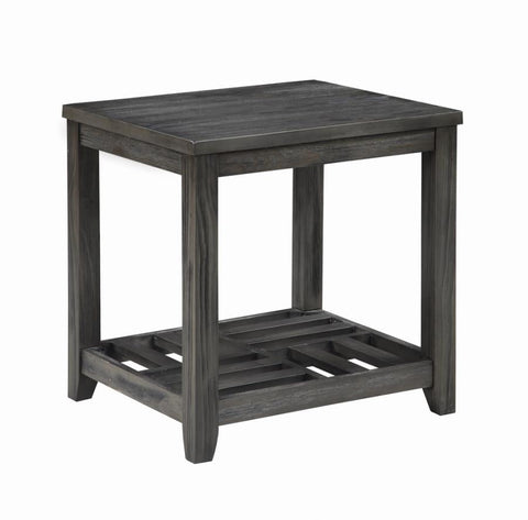 Coaster Cliffview 1-shelf Rectangular End Table Grey Model 722287