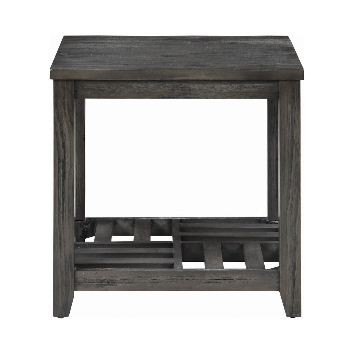 Coaster Cliffview 1-shelf Rectangular End Table Grey Model 722287