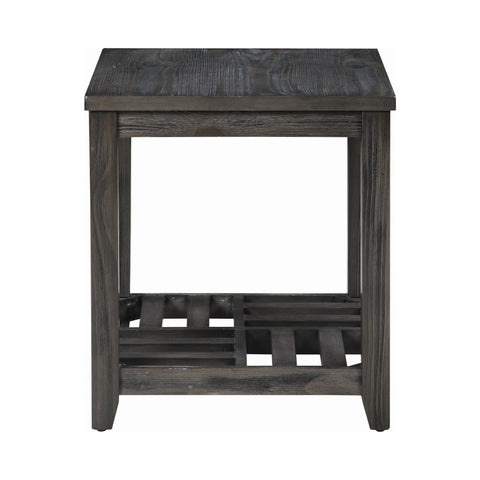 Coaster Cliffview 1-shelf Rectangular End Table Grey Model 722287