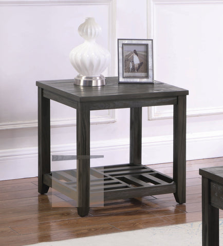 Coaster Cliffview 1-shelf Rectangular End Table Grey Model 722287