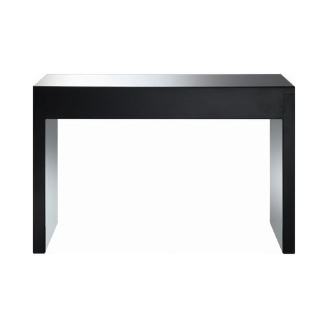 Coaster Gillian Rectangular Sofa Table Silver and Clear Mirror Model 722499